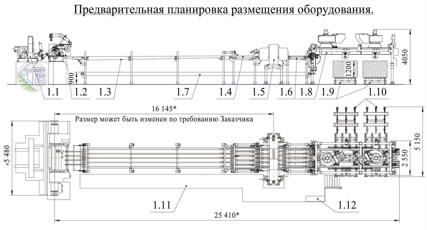 Линия лущения шпона схема